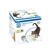 Produktbild von Catit Fresh & Clear Trinkbrunnen für Katzen und kleine Hunde 3 Liter Grün Weiß - 3 l