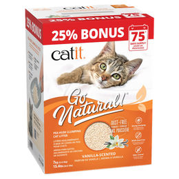 Produktbild von Catit Go Natural! Katzenpflanzenstreu Erbsenstreu Vanille 7 kg