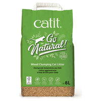 Produktbild von Catit Go Natural Katzenstreu aus Holz unparfümiert 6 l