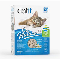 Produktbild von Catit Go Natural Klumpendes Katzenstreu Erbsen und Bentonit mit Vanilleduft 6,4 kg