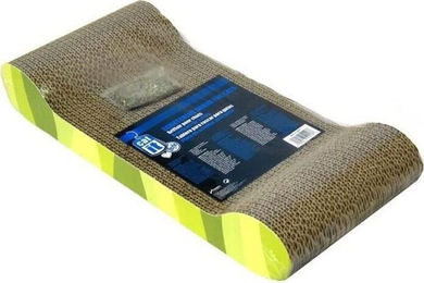 Catit Katzenkratzbaum aus Wellpappe mit Zebra Grün Muster 49x22x75 cm – Bild 1 von 4