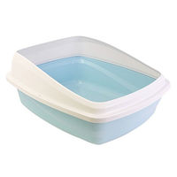 Produktbild von Catit Katzentoilette offene Schalentoilette aus Kunststoff Größe M Blau Grau - 1 Stk.