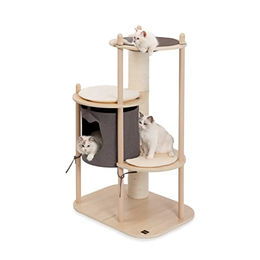 Catit Kratzbaum für Katzen in Mittel mit Sisal und Beige Grau – Bild 1 von 4