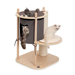 Catit Kratzbaum Vesper Treehouse für Katzen mit Sisal in Größe S – Bild 1 von 5