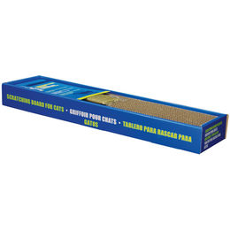 Catit Kratzbrett aus Kratzpappe für Katzen mit Katzenminze Braun – Bild 1 von 4