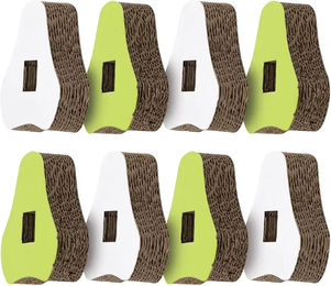 Catit Kratzpappe Discs aus Wellpappe für Katzen 8 Stück bunt – Bild 1 von 1