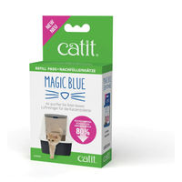 Produktbild von Catit Magic Blue Filterkartuschen Nachfüllpads für Katzentoilette 6er Pack