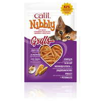 Produktbild von Catit Nibbly Grills Filets Huhn Leckerli für Senior Katzen getreidefrei 30 g