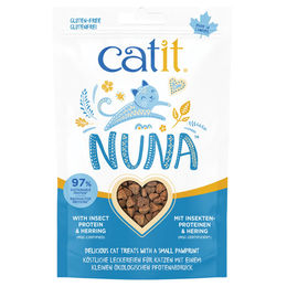 Produktbild von Catit Nuna Treats Katzenleckerli mit Insekten und Hering 60 g