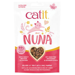 Produktbild von Catit Nuna Treats Katzenleckerli mit Insekten und Huhn 60 g - 60 g