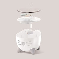 Produktbild von Catit PIXI Katzen-Trinkbrunnen aus Edelstahl für erwachsene Katzen - 2,5 l