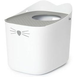 Catit Pixi Top-Entry Katzentoilette Grau Kunststoff Größe M – Bild 1 von 4