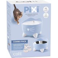 Produktbild von Catit PIXI Trinkbrunnen Combo Kit Wasserspender für Katzen Blau aus Kunststoff
