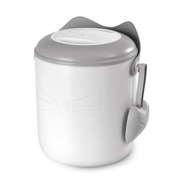 Catit Pixi Vakuum Futtercontainer aus Kunststoff zur Aufbewahrung von Trockenfutter für Katzen - 9,6 l – Bild 1 von 6
