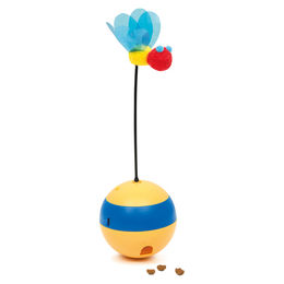 Produktbild von Catit Play Spinning Bee Laser-Spielzeug für Katzen mit Leckerli-Funktion und Edelstahl-Elementen