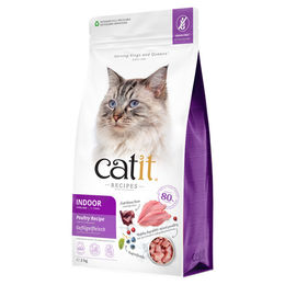 Catit Recipes Adult Indoor Trockenfutter für Wohnungskatzen mit Geflügel getreidefrei 2 kg - 2 kg – Bild 1 von 9