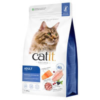 Produktbild von Catit Recipes Trockenfutter für ausgewachsene Katzen mit Geflügel, Lachs und MSC, getreidefrei, 400 g - 400 g