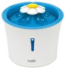 Catit Senses 2.0 Flower Fountain LED Trinkbrunnen für Katzen aus Kunststoff in Weiß - 3 l – Bild 1 von 6