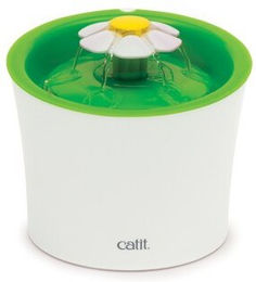 Catit Senses 2.0 Flower Trinkbrunnen für Katzen Weiß Grün 3L - 3 l – Bild 1 von 13