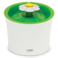 Produktbild von Catit Senses 2.0 Flower Trinkbrunnen für Katzen Weiß Grün 3L - 3 l