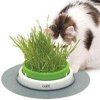 Produktbild von Catit Senses 2.0 Katzengras-Anbauset mit Abdeckgitter aus Kunststoff für Katzen