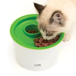 Catit Senses 2.0 Multi Feeder 3-in-1 Futternapf für Katzen aus Kunststoff in Grün – Bild 1 von 6