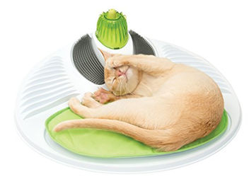 Catit Senses 2.0 Wellness Center Katzenspielzeug mit Bürste und Catnip in Bunt und Grün – Bild 1 von 7