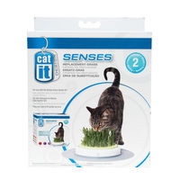 Produktbild von Catit Senses Design Gras Garten Katzengras Nachfüllbeutel 2er Pack