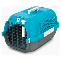 Produktbild von Catit Transportbox Voyageur für Katzen in Türkis Größe M aus Kunststoff