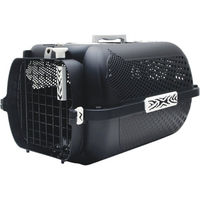 Produktbild von Catit Transportbox Voyageur White Tiger Black für Katzen kleine Rassen aus Kunststoff 38 x 57 x 31 cm