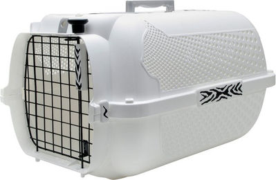 Produktbild von Catit Transportbox Voyageur White Tiger für Katzen aus Kunststoff Weiß 32 x 48 x 28 cm