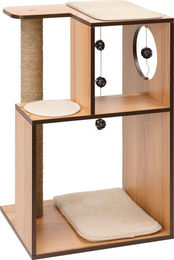 Catit Vesper Katzenmöbel Kratzbox groß aus Holz in Walnuss Braun – Bild 1 von 7
