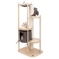Produktbild von Catit Vesper Treehouse Large Kratzbaum aus Holz in Braun und Natur