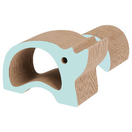 Catit Zoo Kratzbaum Nashorn Blau 2-in-1 für Katzen – Bild 1 von 4