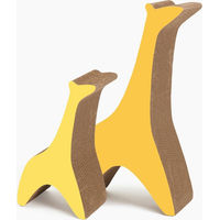 Produktbild von Catit Zoo Scratcher Kratzbrett Giraffe Gelb aus Pappe