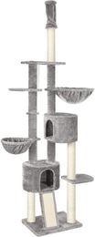 CATIX Deckenkratzer Platino für Katzen hellgrau 60 x 45 x 240-260 cm – Bild 1 von 1