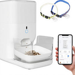 CATLINK FRESH 2-F04 KI-Smart Futterautomat für Katzen mit RFID-Erkennung und App-Steuerung Weiß 4 L – Bild 1 von 1