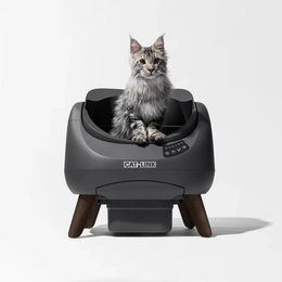 CATLINK Selbstreinigende Katzentoilette mit App-Steuerung und WLAN in Grau – Bild 1 von 5