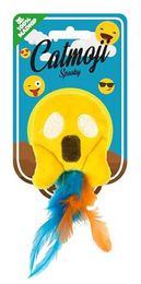 Catmoji Katzenspielzeug Spooky mit Catnip, Fleece und Feder, Bunt - 6 cm – Bild 1 von 4