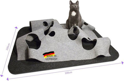 CatMountain Intelligenzspielzeug für Katzen Kratzmatte aus Filz Grau – Bild 1 von 4