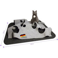 Produktbild von CatMountain Intelligenzspielzeug für Katzen Kratzmatte aus Filz Grau