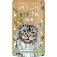 Produktbild von Cats Love Bio Katzen Nassfutter Adult Ente Stückchen in Gelee 6 x 100 g - 6 x 100 g