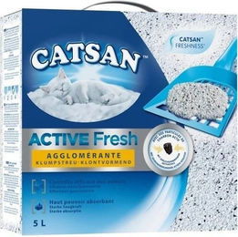 Catsan Active Fresh Klumpstreu für Katzen mit Geruchskontrolle 5 l - 5 l – Bild 1 von 9