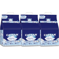 Produktbild von Catsan Hygiene Plus Katzenstreu 3 x 18l