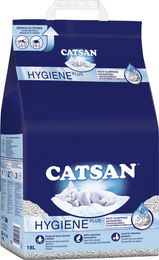 Catsan Hygiene Plus Katzenstreu nicht klumpend unparfümiert 18 l - 2 x 18 l – Bild 1 von 8