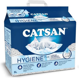 Catsan Hygiene Plus Katzenstreu unparfümiert 5 l - 5 l – Bild 1 von 9