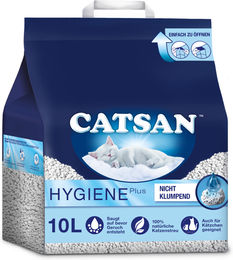 Catsan Hygiene Plus Katzenstreu unparfümiert nicht-klumpend 10 kg - 10 l – Bild 1 von 7