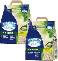 Catsan Natural Klumpstreu 2x8 l - 2 x 8 l – Bild 1 von 2