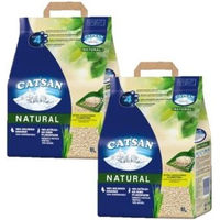 Produktbild von Catsan Natural Klumpstreu 2x8 l - 2 x 8 l