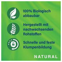 Produktbild von Catsan Natural Klumpstreu für Katzen 2 x 20l